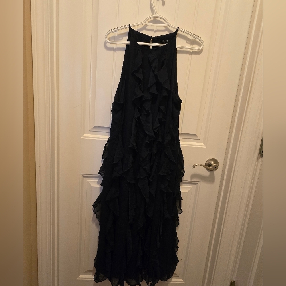 1 State Cascade Ruffle Dress